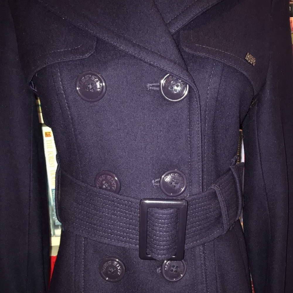 Miss Sixty Purple Military Style Coat - Picture 4 of 12